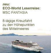 neu auf www.natur.de und www.ECO-World.de: Attraktive Leserreisen - Auf der MSC FANTASIA zu den H�hepunkten des Mittelmeeres
