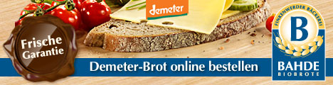 BAHDE Biobrote - Demeter-Brot online bestellen. Mit Frische-Garantie!