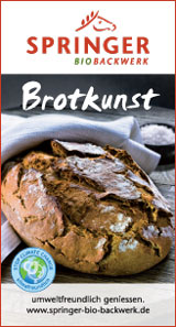 Brotkunst. Springer Bio-Backwerk