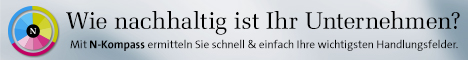 Wie nachhaltig ist Ihr Unternehmen? Mit N-Kompass ermitteln Sie schnell & einfach Ihre wichtigstenHandlungsfelder