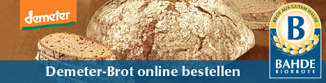 BAHDE Biobrote - Demeter-Brot online bestellen. Mit Frische-Garantie!