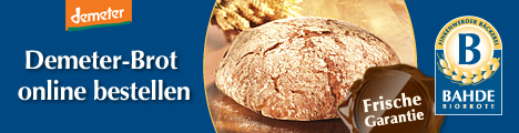 BAHDE Biobrote - Demeter-Brot online bestellen - mit Frische-Garantie!