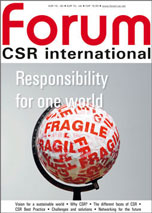 FORUM CSR international 01/08 Cover