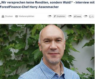 In dem Interview erläutert <b>Harry Assenmacher</b> Vorteile und Eigenarten <b>...</b> - 2015_ecoreporter